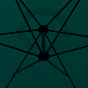 vidaXL Cantilever Parasol 3 m Green