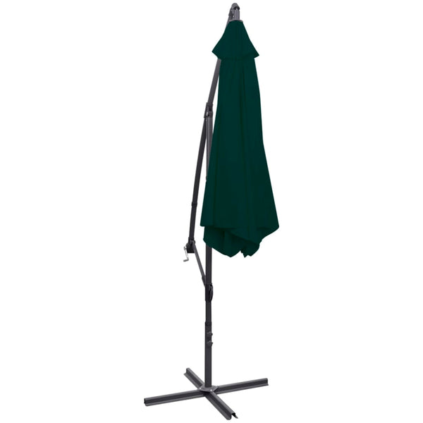 vidaXL Cantilever Parasol 3 m Green