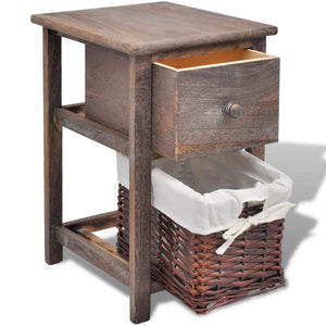 vidaXL Nightstands 2 pcs. Wood Brown