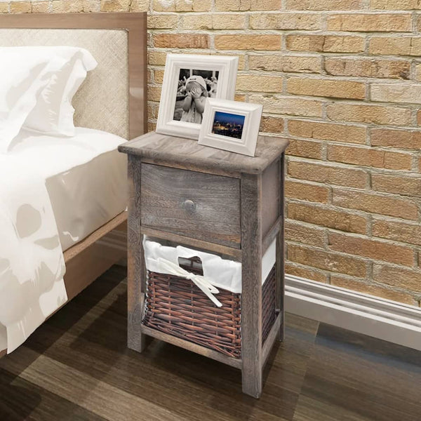 vidaXL Nightstands 2 pcs. Wood Brown