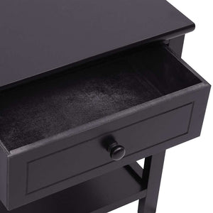 vidaXL Nightstands 2 pcs. Wood Black