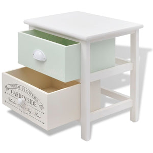vidaXL Nightstands 2 pcs. French Style Wood
