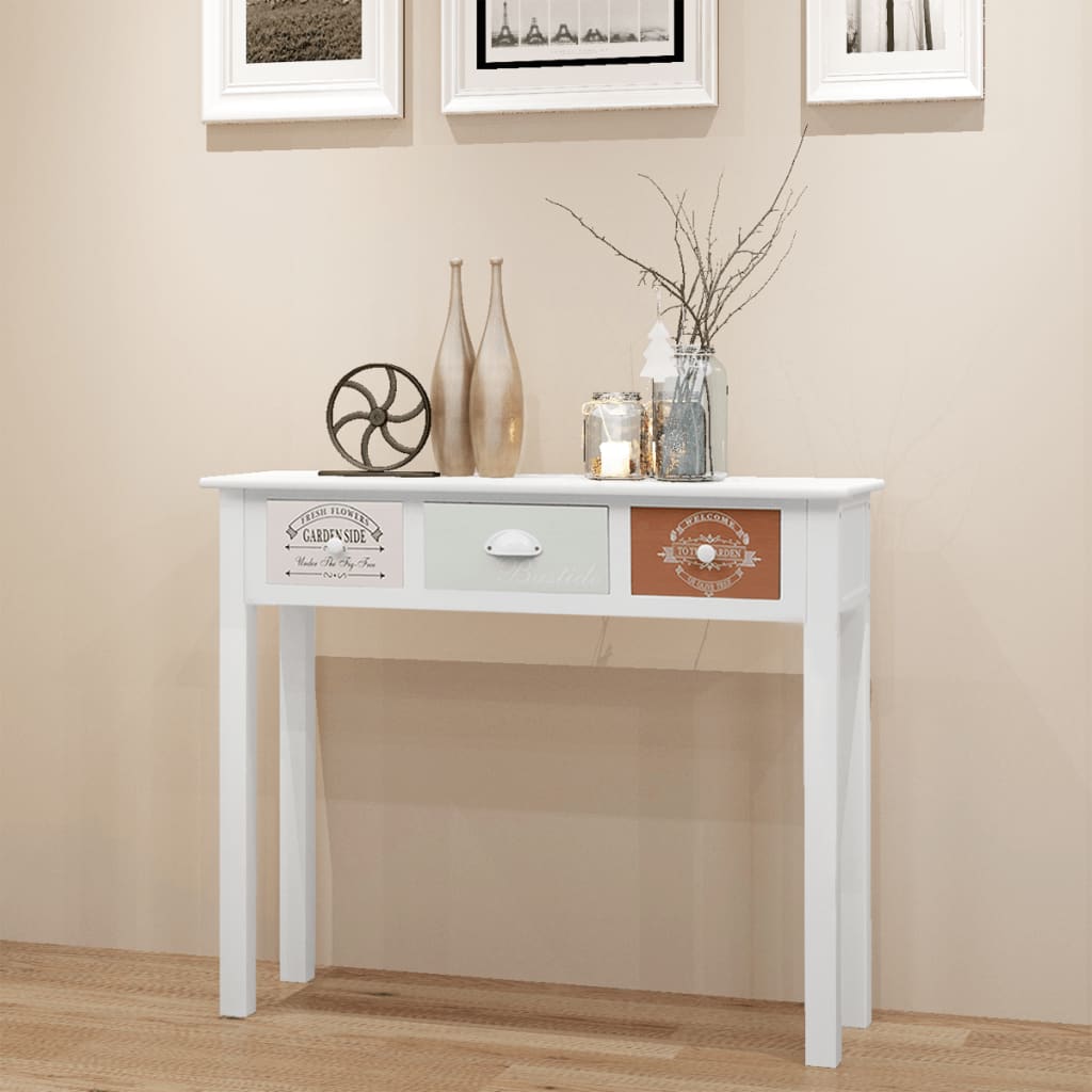 vidaXL French-Style Console Table Wood