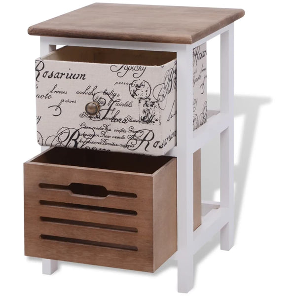 vidaXL Bedside Tables 2 pcs. Wood