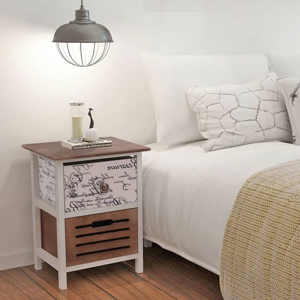 vidaXL Bedside Tables 2 pcs. Wood