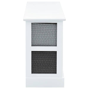 vidaXL Storage Bench with 6 Drawers, Wood