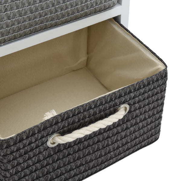 vidaXL Storage Bench with 6 Drawers, Wood