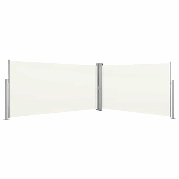 vidaXL Retractable Side Awning 160x600 cm Cream