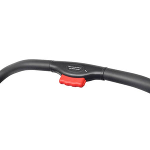 vidaXL Twin Stroller Steel Red and Black