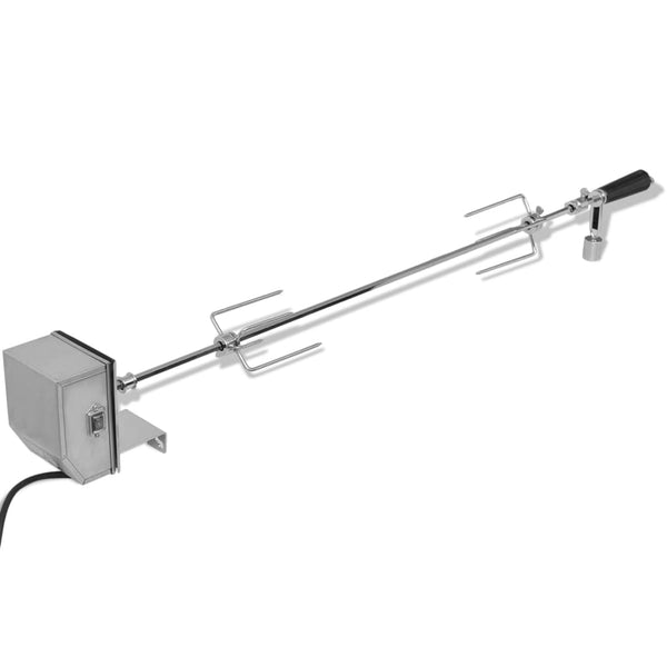 Grill Rotisserie Spieß mit Motor, 1200mm