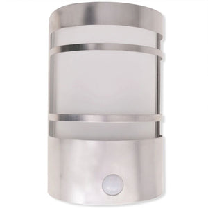 Edelstahl Außenwandlampe mit Sensor