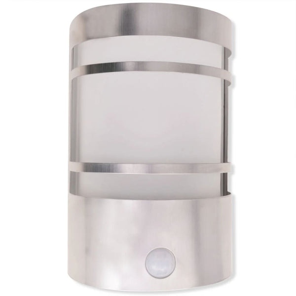 Edelstahl Außenwandlampe mit Sensor