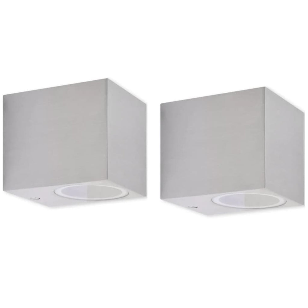 Würfel Außenwandleuchte 2er Set