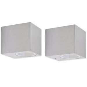 Würfel Außenwandleuchte 2er Set