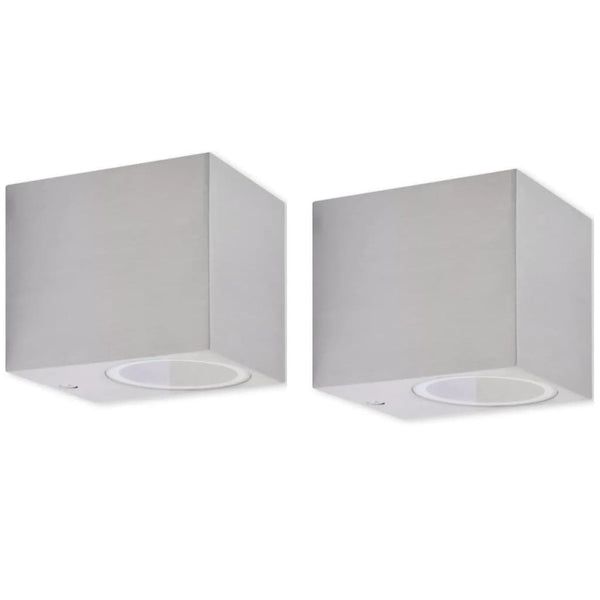 Würfel Außenwandleuchte 2er Set