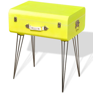 vidaXL Side Table 49.5x36x60 cm Yellow
