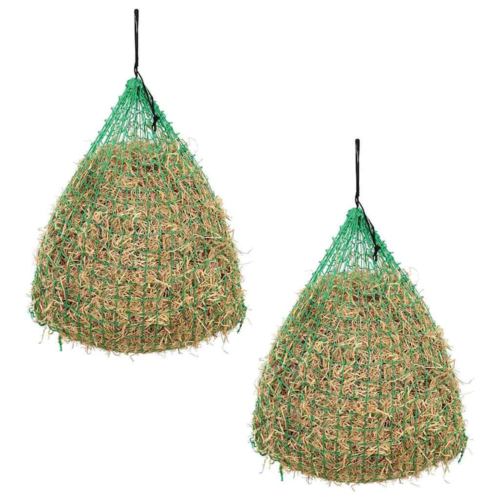 vidaXL Hay Nets 2 pcs Round 1x1 m PP