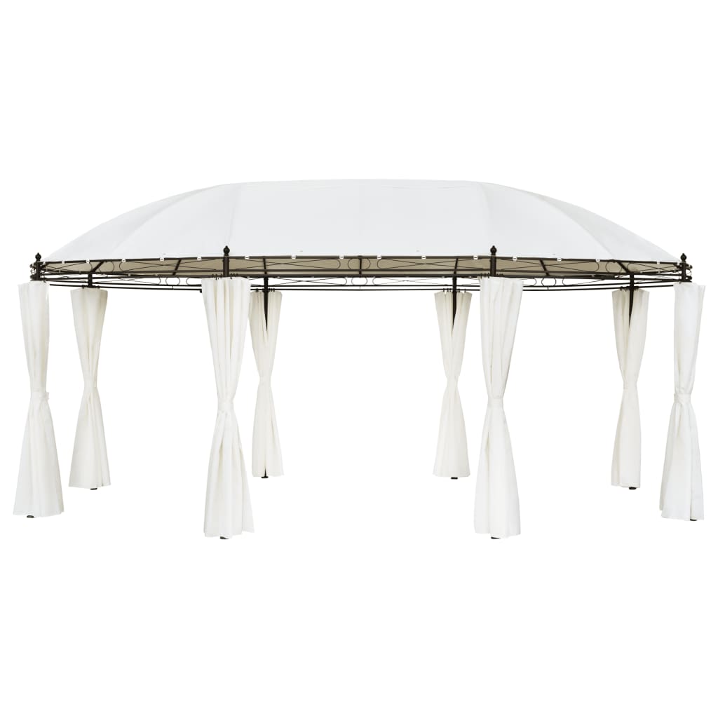 vidaXL Garden Gazebo Cream White 530x350x265 cm