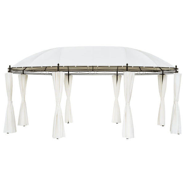 vidaXL Garden Gazebo Cream White 530x350x265 cm
