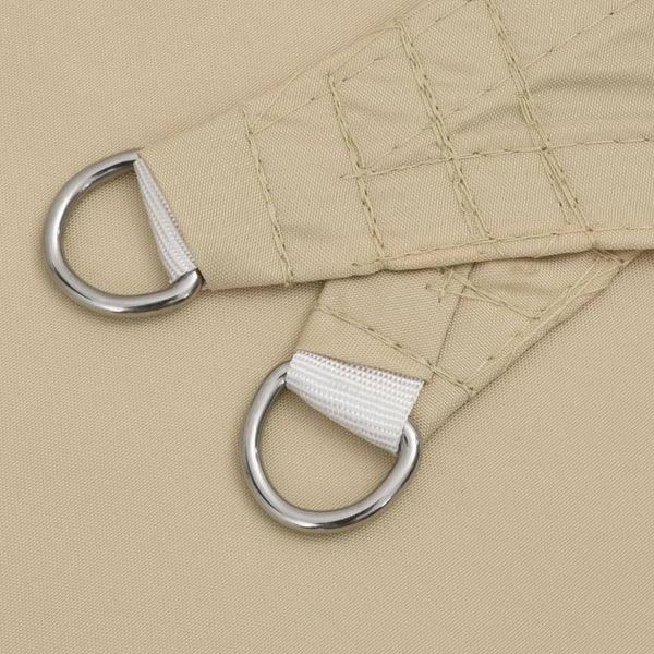 vidaXL Oxford Fabric Sun Awning Square 3.6x3.6 m Beige