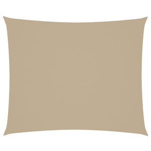 vidaXL Sun Shade Sail Oxford Fabric Rectangular 4x6 m Beige