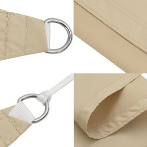 vidaXL Sun Shade Sail Oxford Fabric Rectangular 4x6 m Beige