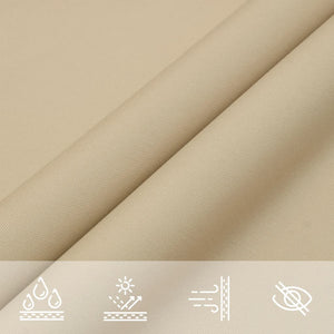 vidaXL Sun Shade Sail Oxford Fabric Rectangular 4x6 m Beige