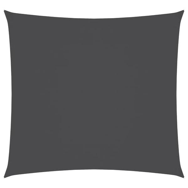 vidaXL Sun Shade Sail Oxford Fabric Square 3.6x3.6 m Anthracite