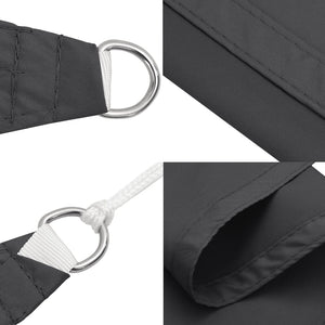vidaXL Sun Shade Sail Oxford Fabric Square 3.6x3.6 m Anthracite