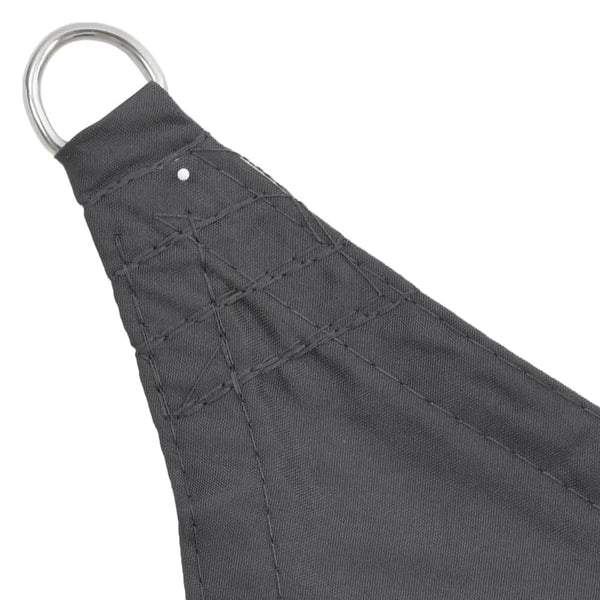 vidaXL Sun Shade Sail Oxford Fabric Triangular 5x5x5 m Anthracite