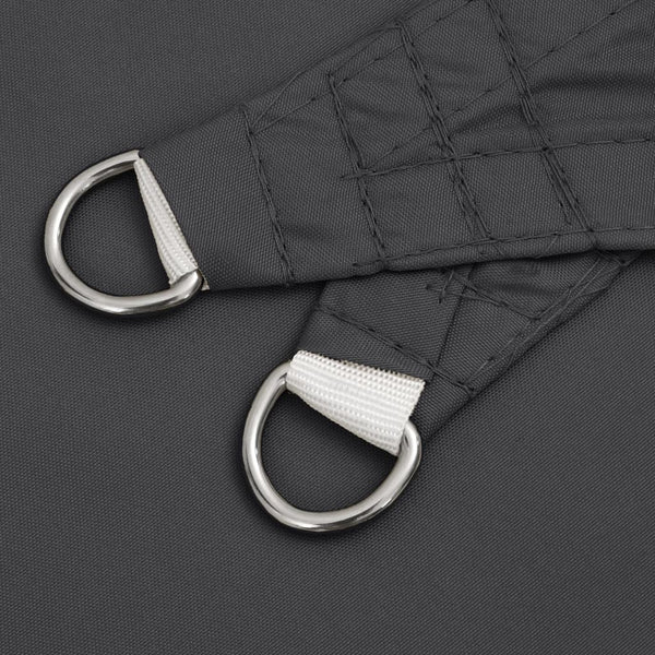 vidaXL Sun Shade Sail Oxford Fabric Triangular 5x5x5 m Anthracite