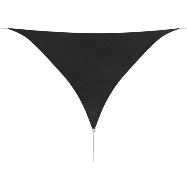 vidaXL Sun Shade Sail Oxford Fabric Triangular 5x5x5 m Anthracite