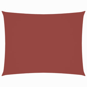 vidaXL Sun Shade Sail Oxford Fabric Rectangular 2x4 m Terracotta Red