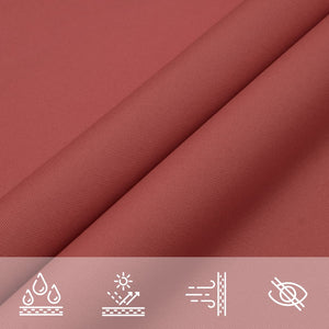 vidaXL Sun Shade Sail Oxford Fabric Rectangular 2x4 m Terracotta Red