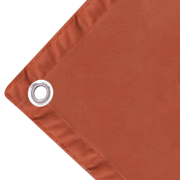 vidaXL Balcony Privacy Screen Oxford Fabric 90x400 cm Terracotta