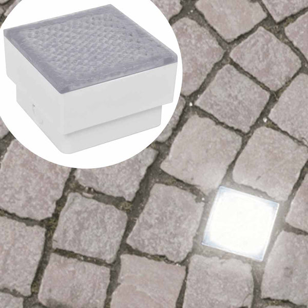 vidaXL LED Outdoor Ground Lights 6 pcs 100x100x68 mm