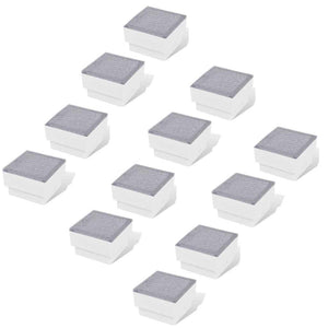 vidaXL Outdoor LED Ground Spotlights 12 pcs. 100x100x68 mm