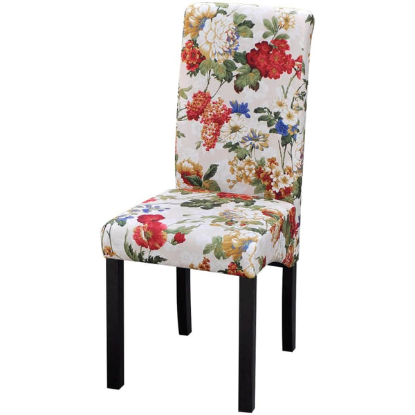 vidaXL Dining Chairs 6 pcs Multicolour Fabric
