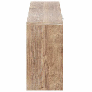vidaXL Shoe Bench Oak 80x24x45 cm