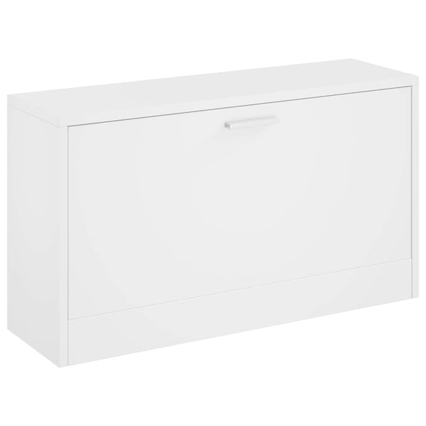 vidaXL Shoe Bench White 80x24x45 cm