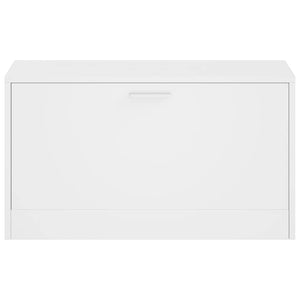 vidaXL Shoe Bench White 80x24x45 cm