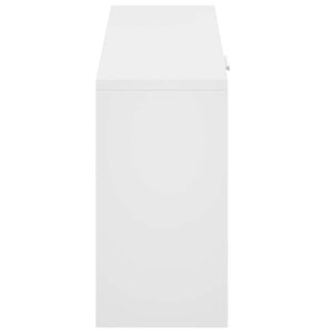 vidaXL Shoe Bench White 80x24x45 cm