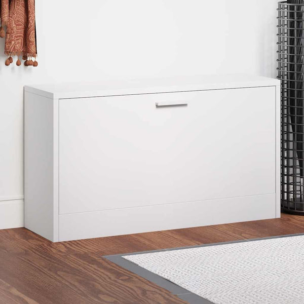 vidaXL Shoe Bench White 80x24x45 cm
