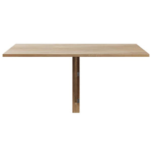 vidaXL Wall-Mounted Drop-Leaf Table Oak 100x60 cm