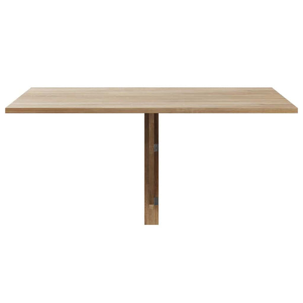 vidaXL Wall-Mounted Drop-Leaf Table Oak 100x60 cm