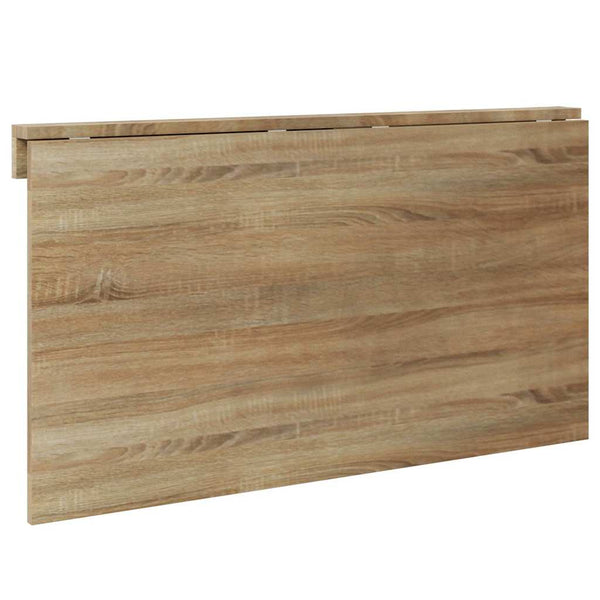 vidaXL Wall-Mounted Drop-Leaf Table Oak 100x60 cm