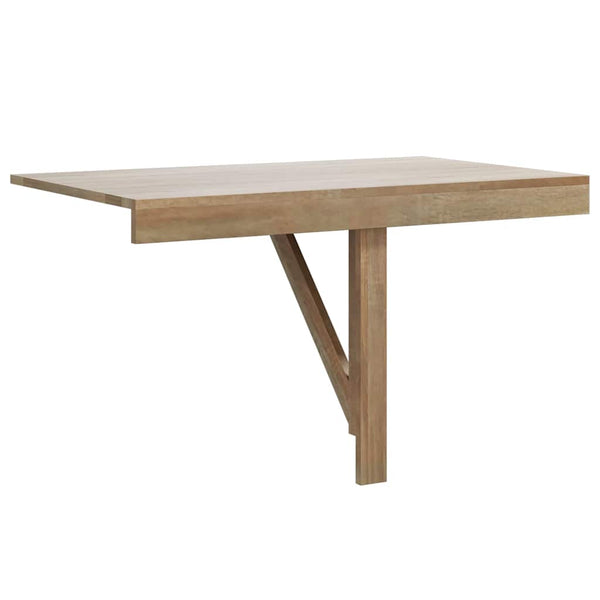 vidaXL Wall-Mounted Drop-Leaf Table Oak 100x60 cm