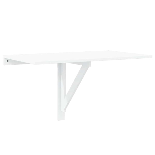 vidaXL Wall-Mounted Folding Table White 100x60 cm