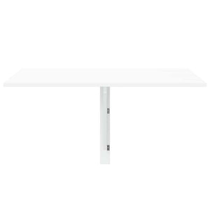 vidaXL Wall-Mounted Folding Table White 100x60 cm
