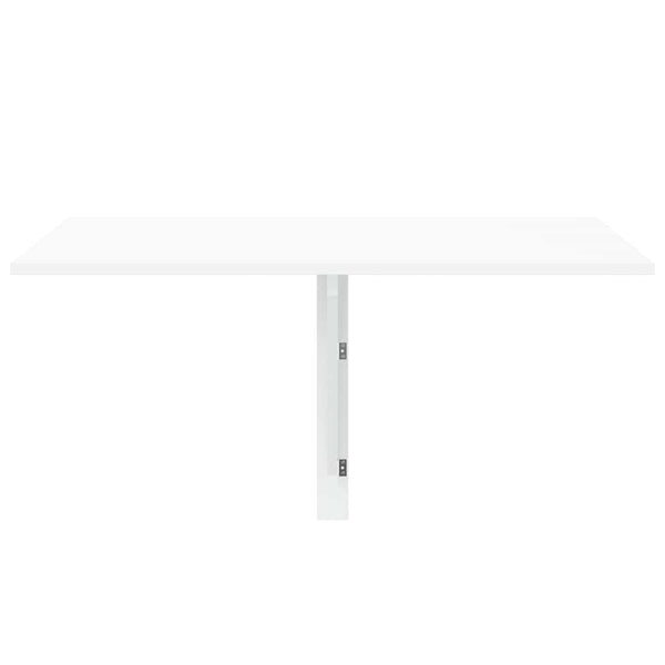 vidaXL Wall-Mounted Folding Table White 100x60 cm